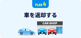 リース終了後のプラン4：車を返却する