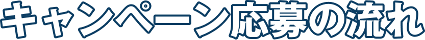 キャンペーン応募の流れ