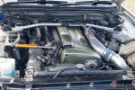 日産 スカイライン　ロン氏のR33GT-Rの主な特徴は柿本マフラー、サスペンションはTEIN（EDFC）、N1タービン。