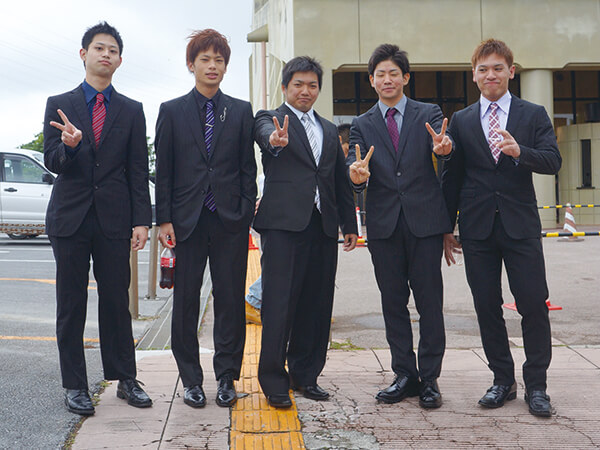モビリオスパイク ホンダ 人の役に立つことをする マッチさん（右から2番目） Okinawa's SnapShot