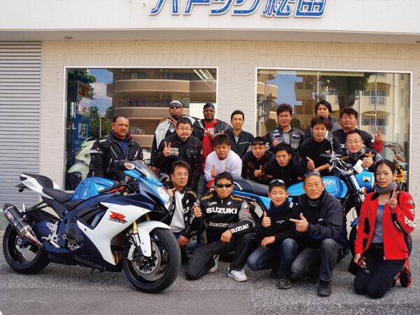 トヨタ　マークＸ バイクパレード！ パドック松田さん Okinawa's SnapShot