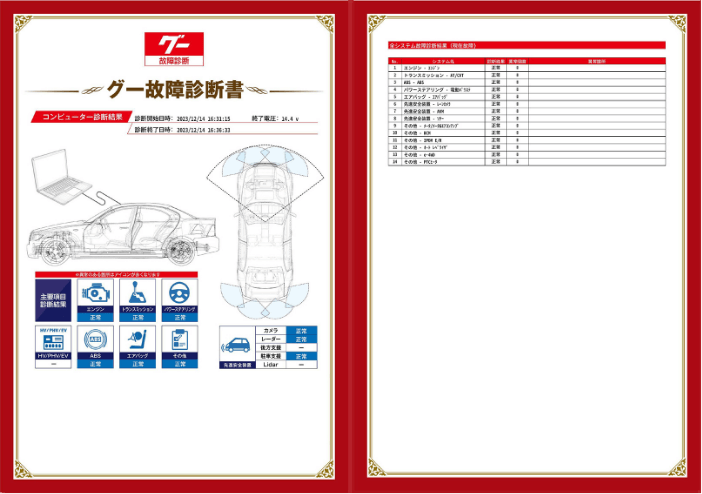 グー故障診断書